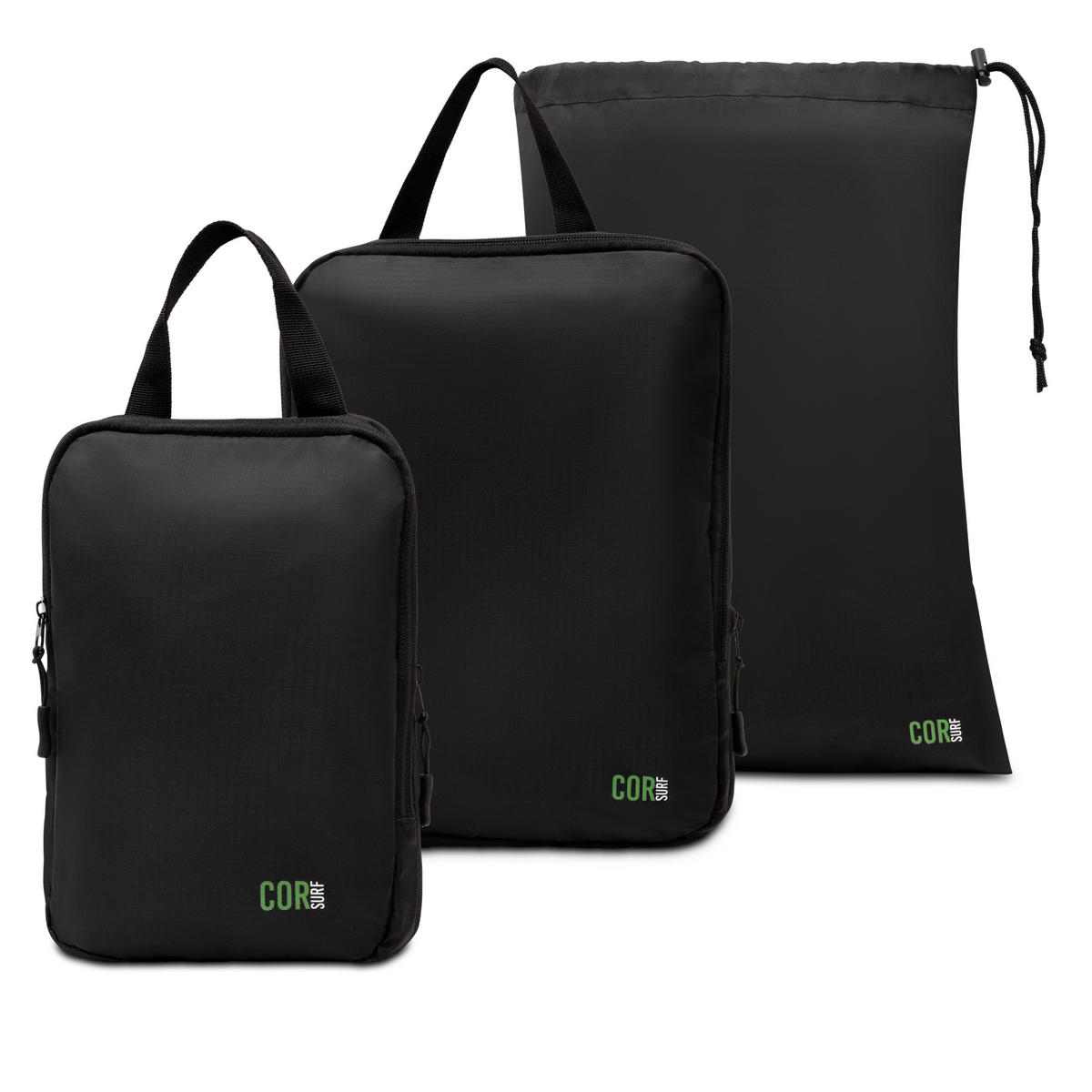 COR Surf compression packing cubes for travel organization